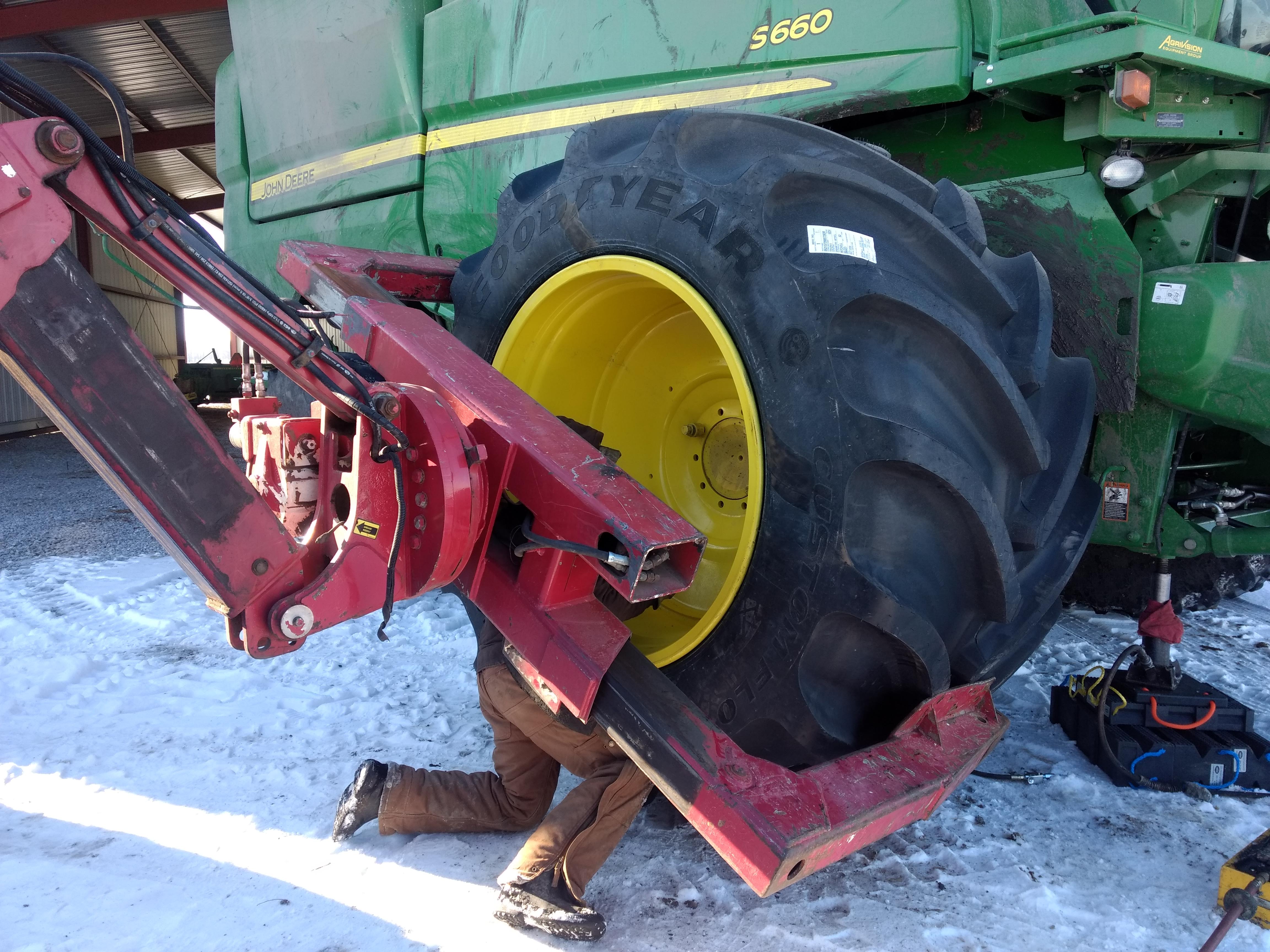 Used and take-off agricultural tire options