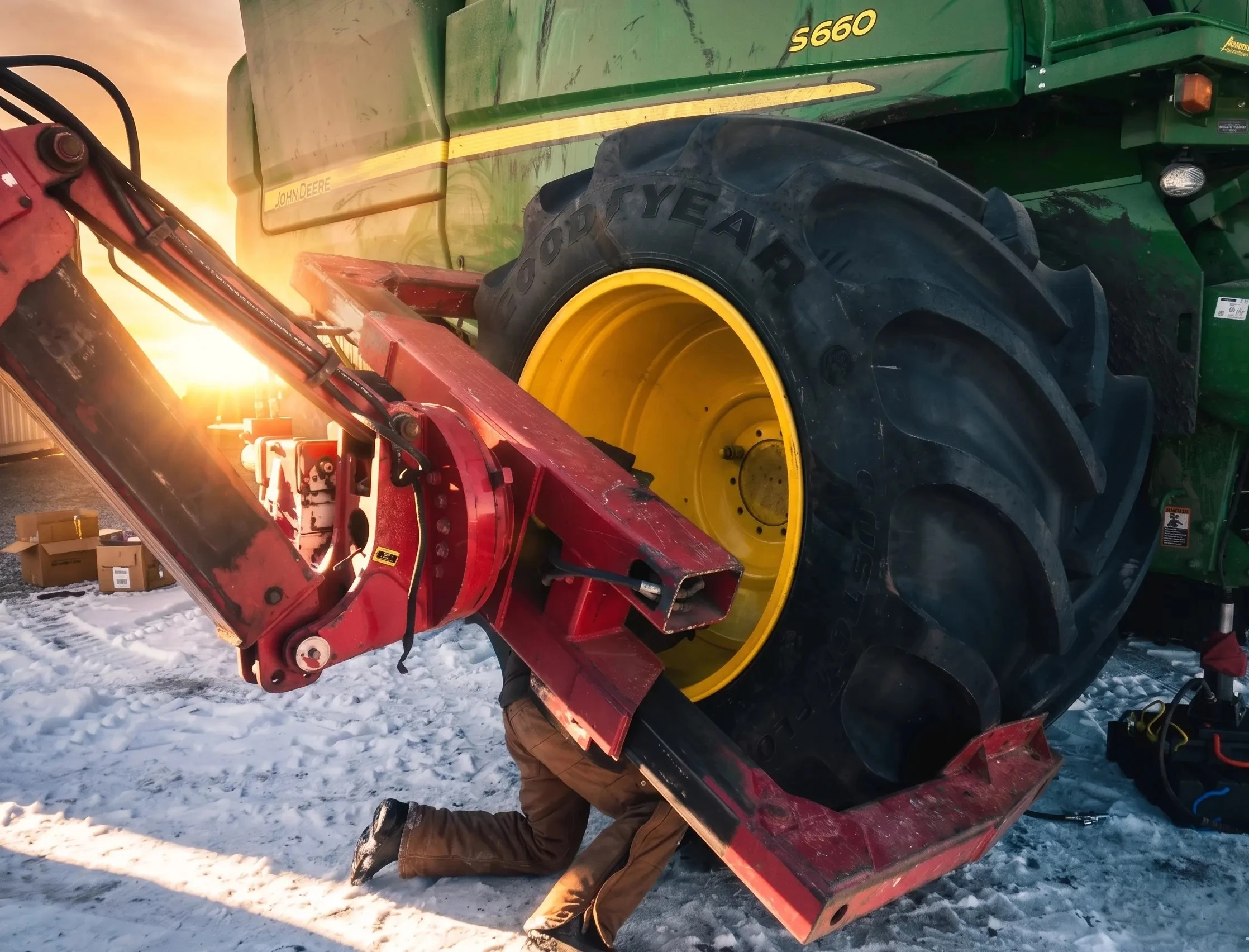 Used and take-off farm tractor tires for cost-effective replacement