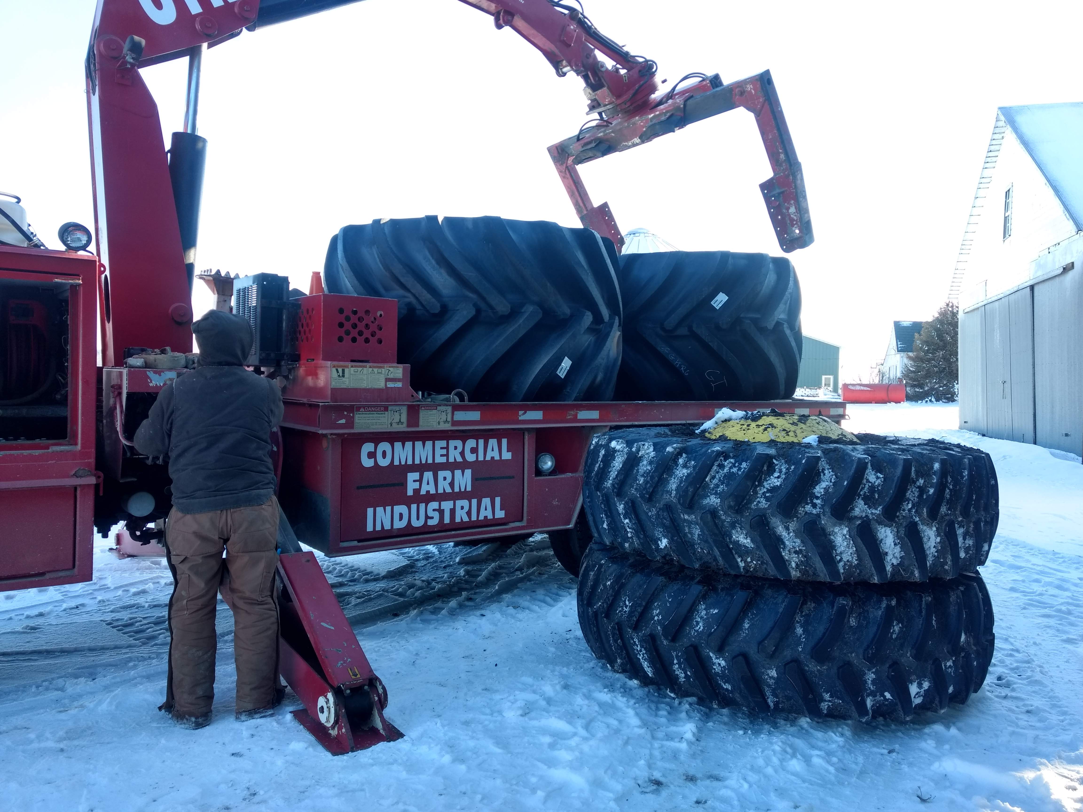 Farm and implement tires for field work