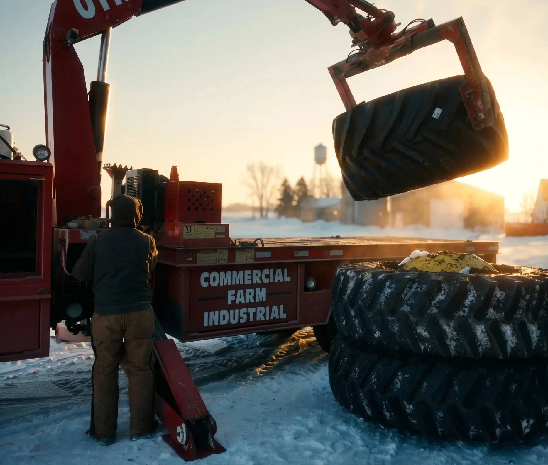 Farm and implement tires for field work