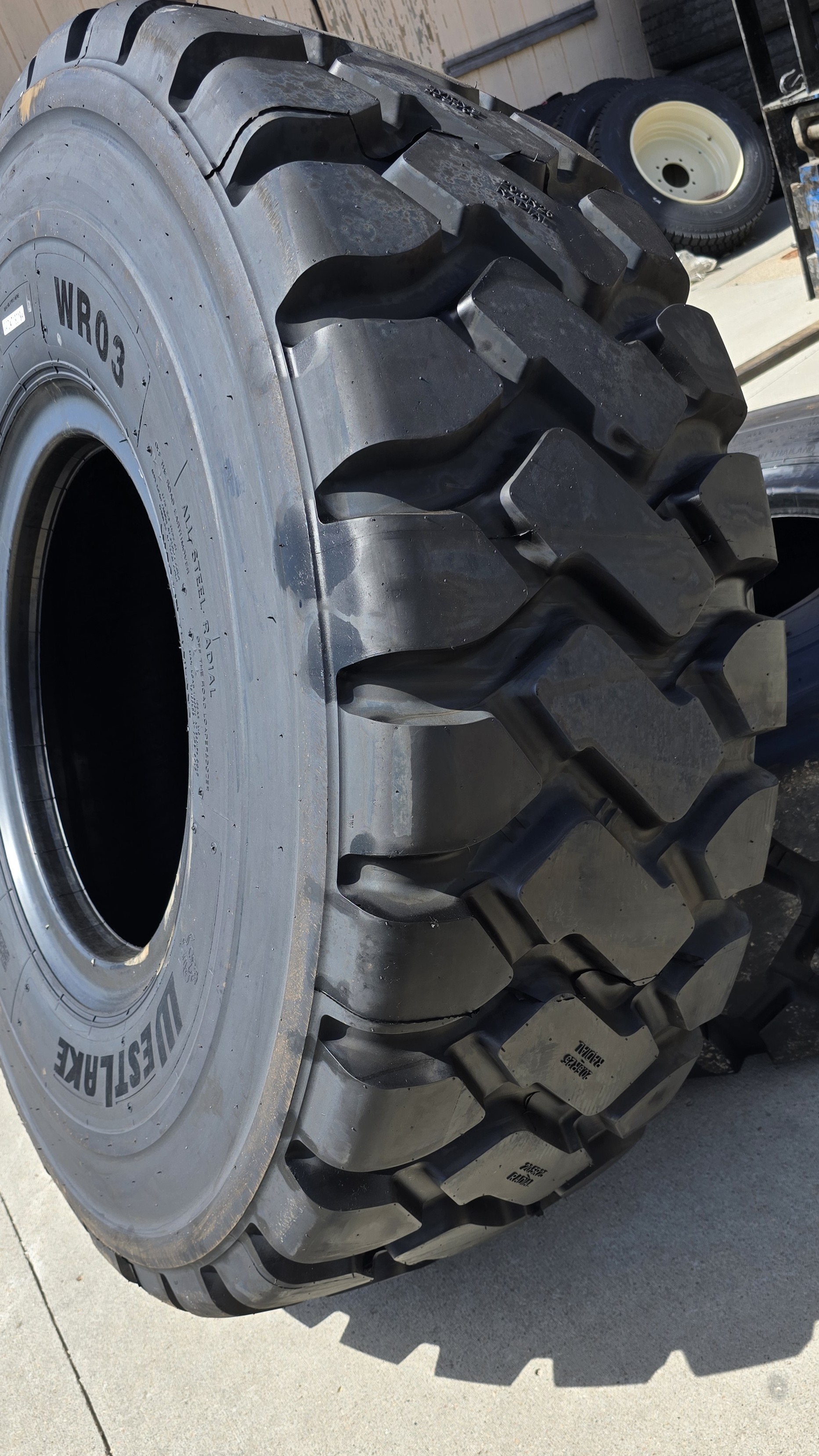 OTR tire inventory at CFI Tire Service