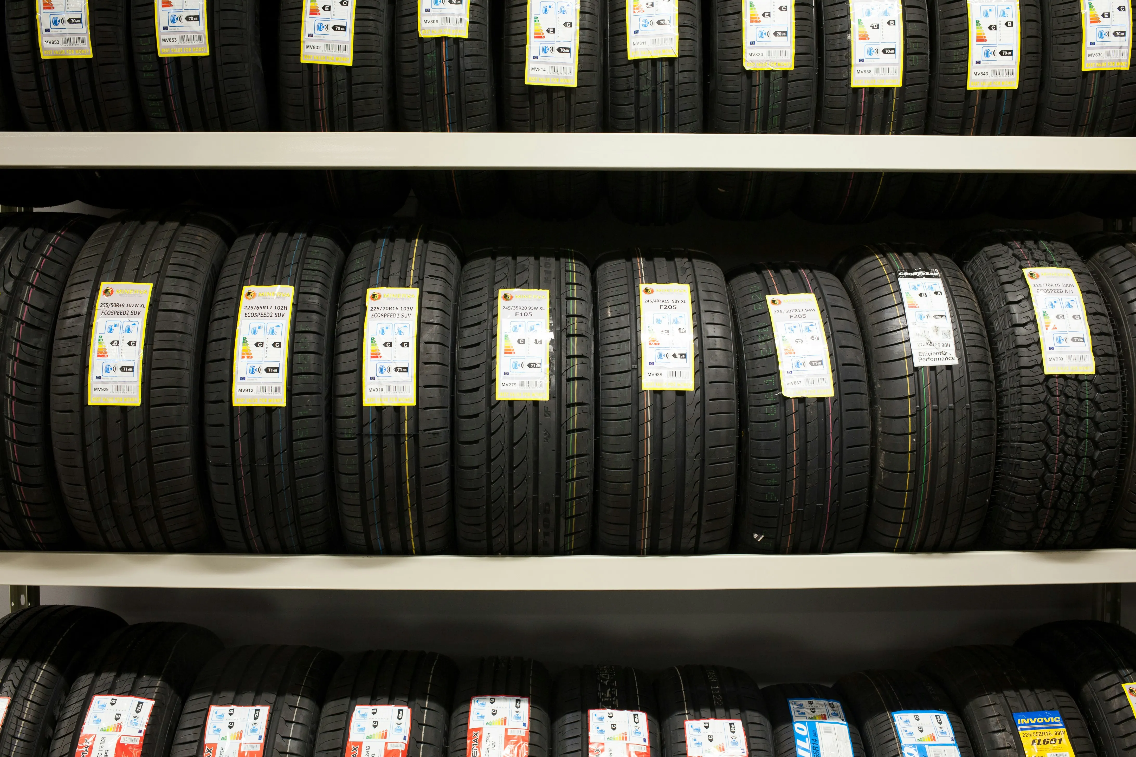 Passenger and SUV tire lineup for daily driving and highway use