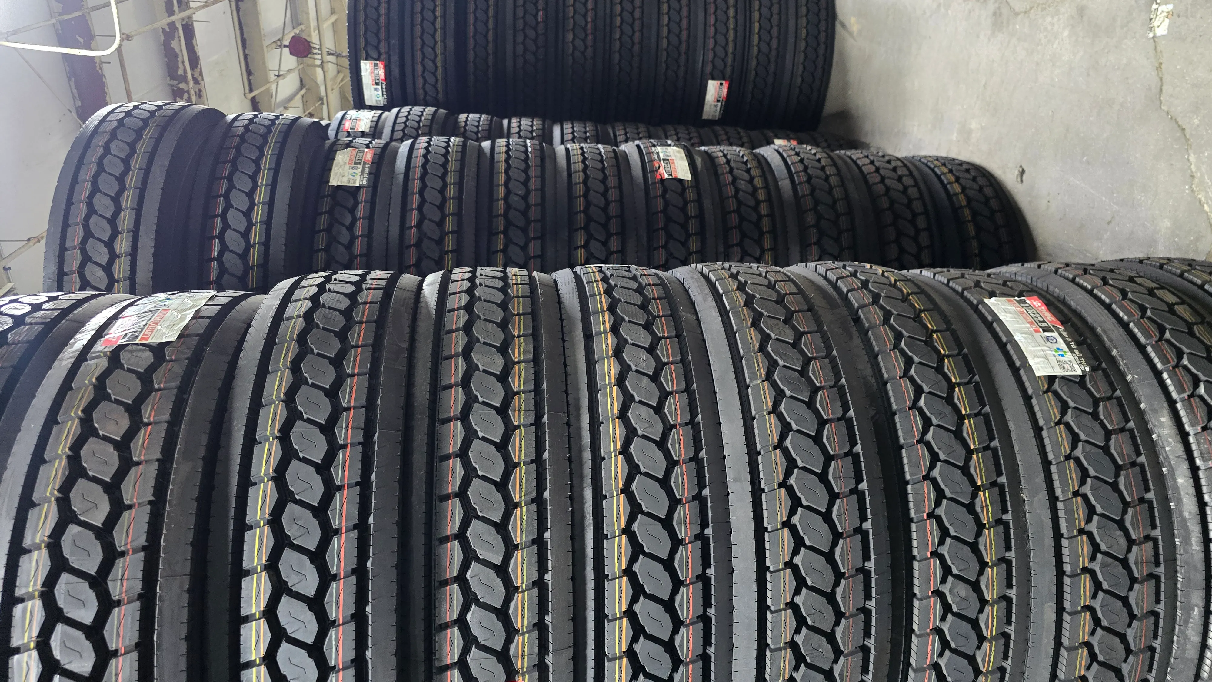 Steer tire option for semi truck service