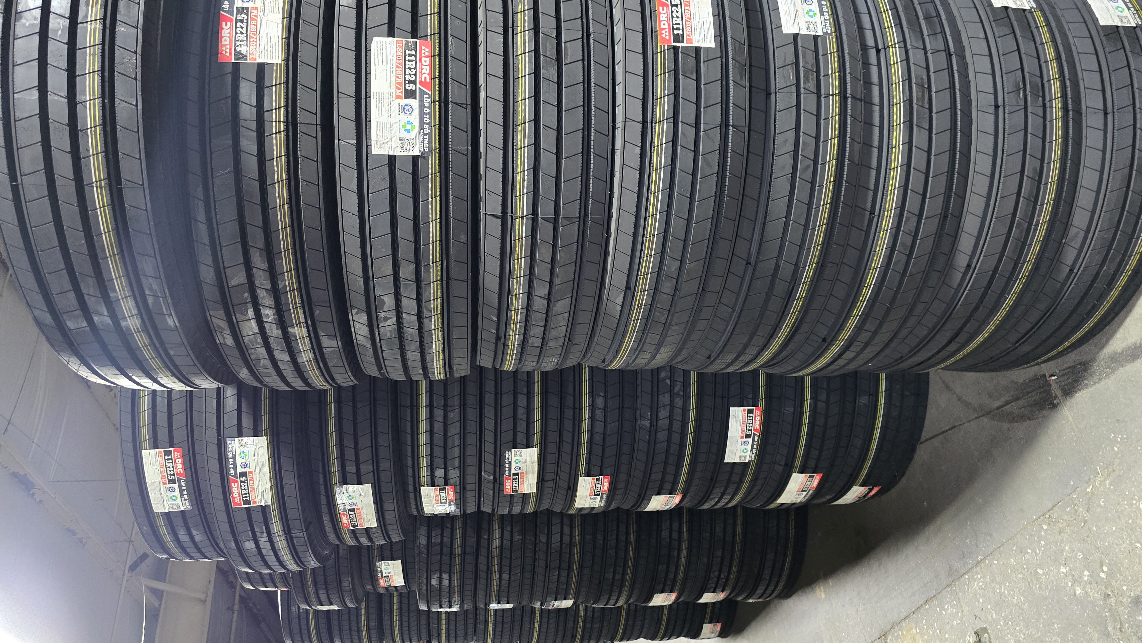 Regional commercial truck tire ready for installation