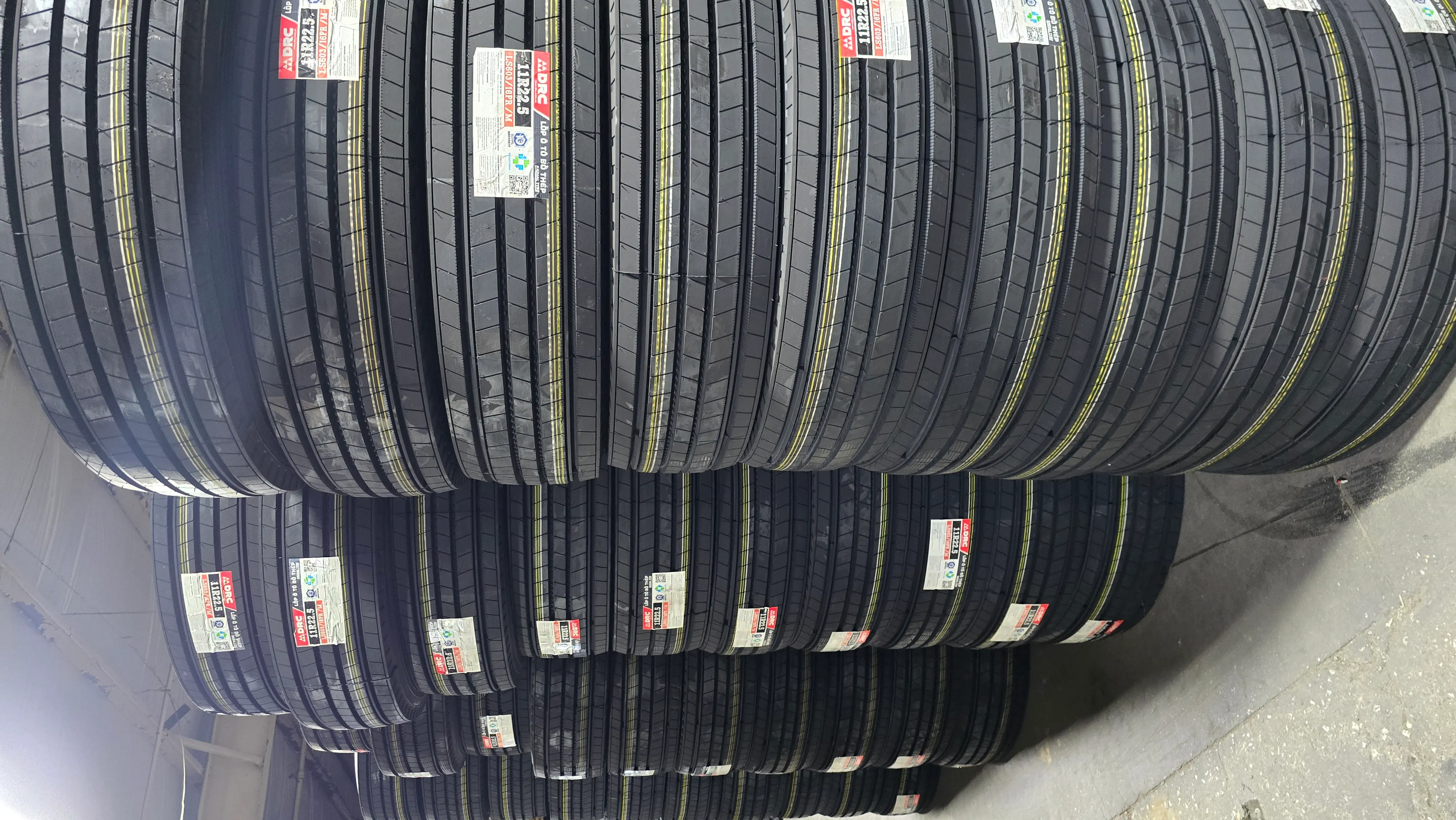 Regional commercial truck tire ready for installation