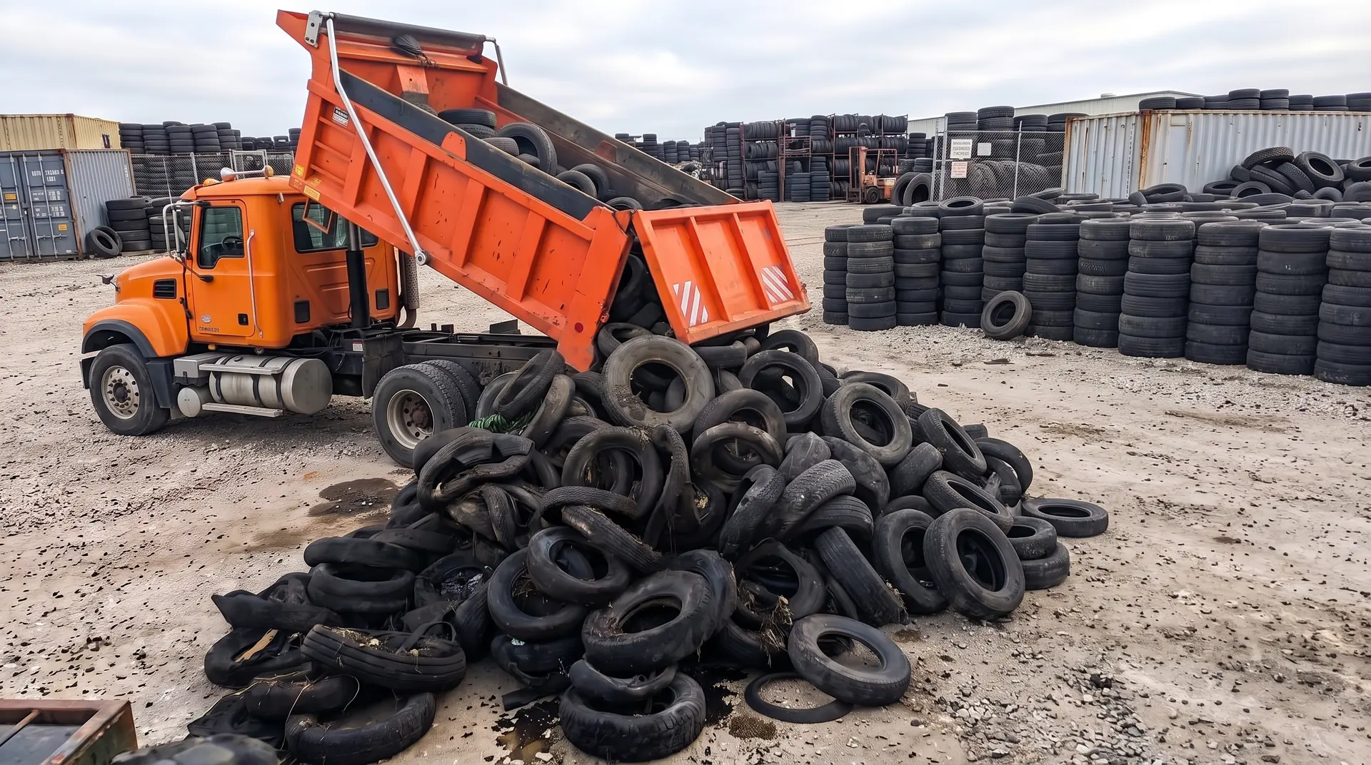 Used and scrap tires accepted for recycling at CFI Tire Service